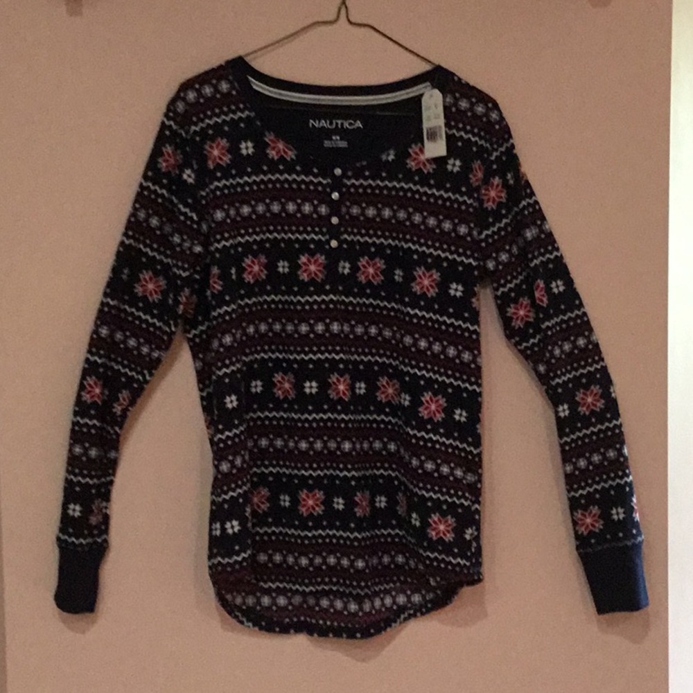 Winter pj top